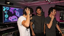 Example, Harry and Grimmy warm up for karaoke