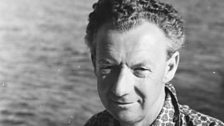 Benjamin Britten on Lake Sevan, Armenia, 27 August 1956