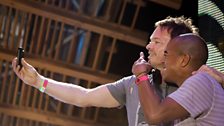 Erick Morillo and Pete Tong at Radio 1's Free Party