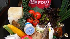 Local food at the Real Food Store in Exeter