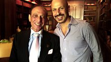 Maz Jobrani and Mayor Jimmy Delshad