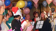 The Helium choir perform 'Twleve Days of Christmas'