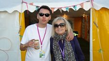 Annie Nightingale at Glastonbury 2010 - 3