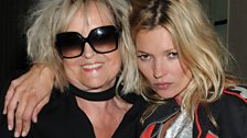 Annie with Kate Moss
