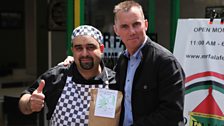 Gary Rhodes and Mr Falafel