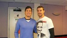 Vernon and Alex Smith from the NFL's San Francisco 49ers