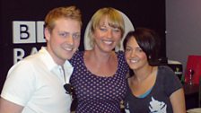 Sara with Charlie Clements and Lacey Turner