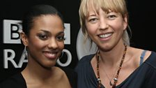 Sara with Freema Agyeman from Doctor Who