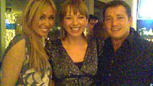 Jenny Frost, Sara Cox and Sid Owen