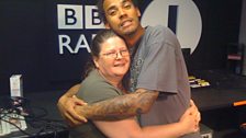 Dev's Mum came into the studio to help him present the show