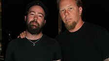 Dan meets James Hetfield