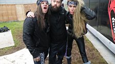 Stix and Lexxi (Steel Panther) with Daniel P Carter