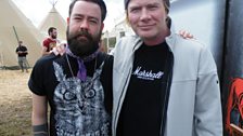 Dan with Dave Mustaine (Megadeath)