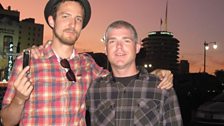 Mike and Frank Turner in Hollywood