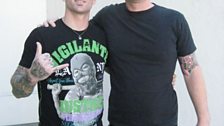 Brandon from Bleeding Through with Mike