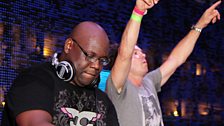 Carl Cox joins Pete Tong as an amazing night at the Ushuaia Ibiza Beach Hotel come to a storming end