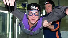 Dave's indoor skydiving