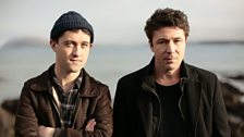 Conor O'Brien and Aidan Gillen