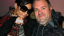 Rihanna, who flirted with Chris outrageously!