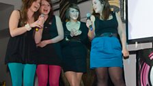 Vickey, Sophie, Emily and Ruth do 'Lady Marmalade'