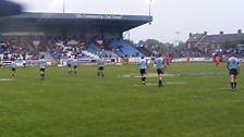 Here's an action shot from the match - final score - Featherstone 12 Salford 30 :(