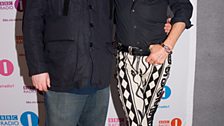 Chris with Steve Tyler from Aerosmith - check out those pants!