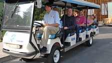 Our first stop was the Warner Bros studio for a special VIP tour - and here is Nice Guy Eddy, our tour guide who had the...