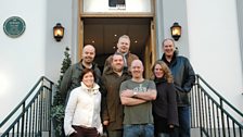 Steve and the team outside Abbey Road