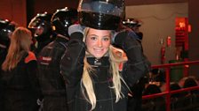 Chris, N-Dubz and our winner go karting - 12 Jan 2010 - 2