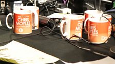 The most essential part of the Chris Moyles Show AAA Tour - coffee and tea!