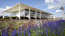 The Brazilian Presidential Palace or Planalto Palace in Brasilia