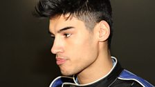 Siva was worried the helmet would affect his hair