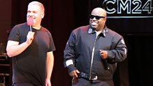 Chris and Cee Lo have a chat about possibly living together!