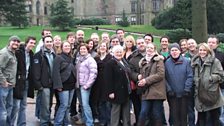 Chris with all his family and friends at the end of their big day out!