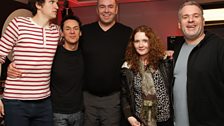 Masseur Big Steve and Corrie's Jennie McAlpine