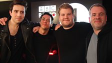 James Corden added more hilarity to the show with Grimmy, Dave & Chris