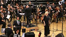 She did a special version of All About Tonight with the orchestra, lyrics adapted for Chris