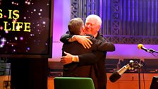 A hug for Roy Walker