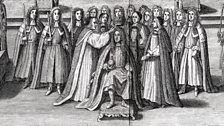 The coronation of James II in 1685