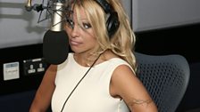 Pamela Anderson visits Radio 1 - 2