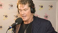 Scott's bezzy mate, David Hasselhoff