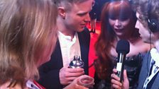 Out on the red carpet, Matt Edmondson meets Olly Murs and Paloma Faith...