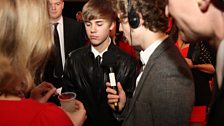 What better way to end our Brits gallery than with this picture of megastar Bieber turning his nose up at Beccy's cocktail?...