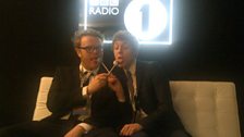 Huw and Matt share their lollies