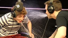 Matt Edmondson gets soaked