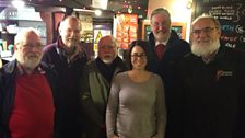 Suzy with the Potterne Christmas Boys troupe