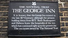 Sign outside The George Inn