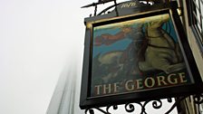 The George Inn pub sign