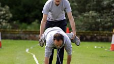 Greg and Aled have their eye on the prize.