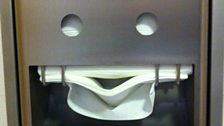 Anonymous happy handtowel dispenser